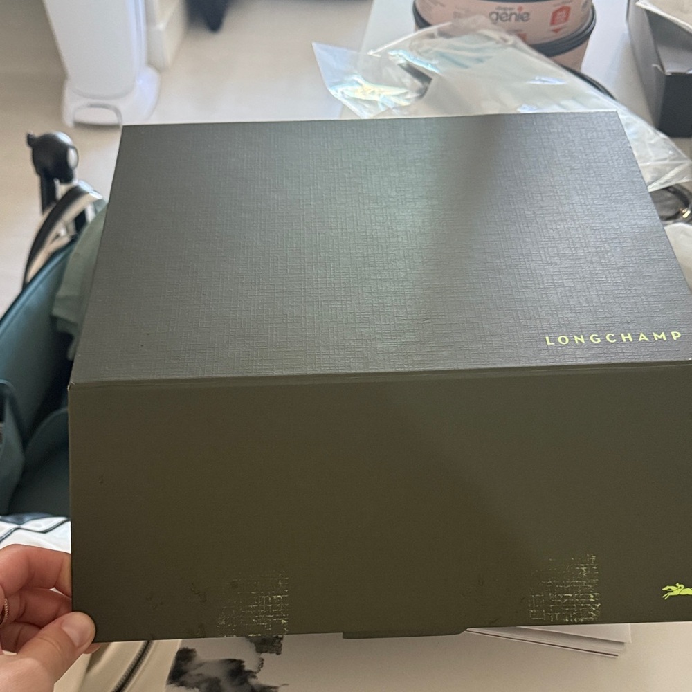 Longchamp Olive Green Purse Box